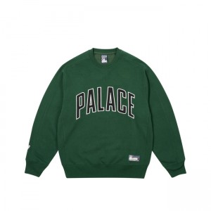 Palace Athletic Crew Racey Sweatshirts | GIJY-43850