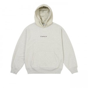 Palace Baffled Font Marl Hoodie | XPYM-97384