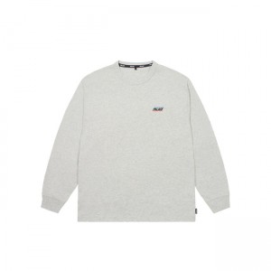 Palace Basically A Longsleeve Marl T-shirts | GSFM-57314