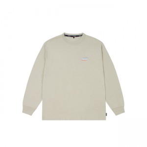 Palace Basically A Longsleeve Stoney T-shirts | HYBX-93741