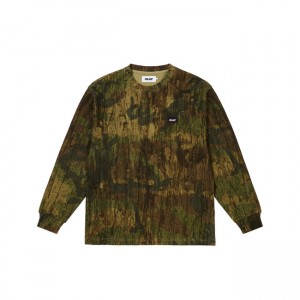 Palace Basically A Thermal Longsleeve Forest Print Tops | RKVW-74319