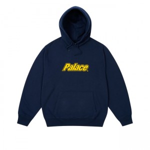 Palace Border Logo Marl Hoodie | FYSL-13296