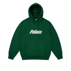 Palace Border Logo Racey Hoodie | DAKB-95618