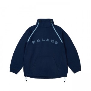 Palace Double Zip Funnel Sweatshirts | BORE-40368