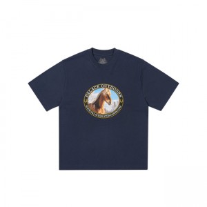 Palace Equestrian Marl T-shirts | YPUD-12739