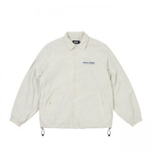 Palace Fleece Lined Coach Concrete Jackets | MTJB-41973