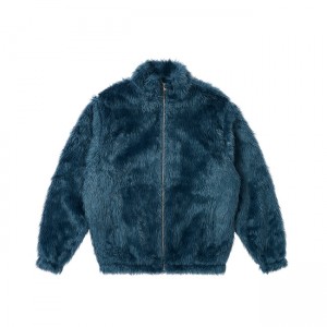 Palace Furry Zip Funnel Jackets | ULMH-05184