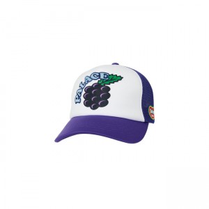 Palace Grape Trucker Hats | CUWK-50491