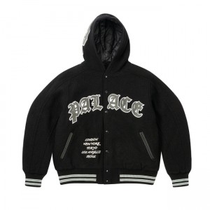 Palace Hooded Varsity Jackets | OCIE-90145