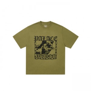 Palace Panther Marl T-shirts | QAHZ-39586