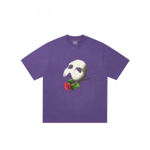 Palace Phantom Of The Opera Purp T-shirts | TKEC-05247