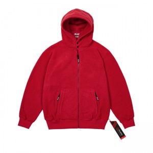 Palace Polartec Lazer Zip Tomato Hoodie | AQLY-14802