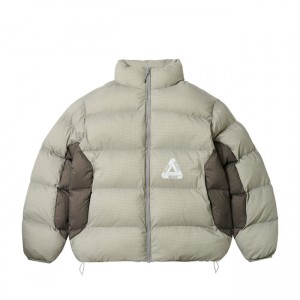 Palace Ripstop Puffa Concrete Jackets | WXYL-30569