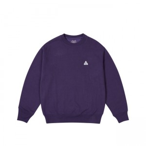 Palace Sofar Crew Purp Sweatshirts | ZNQT-53864