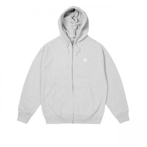 Palace Sofar Zip Marl Hoodie | XSEZ-04213