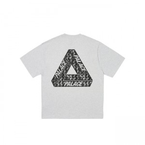 Palace Tri Slip Marl T-shirts | NVAB-50261