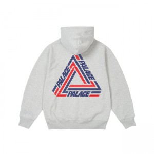 Palace Tri-line Marl Hoodie | SJDM-58027