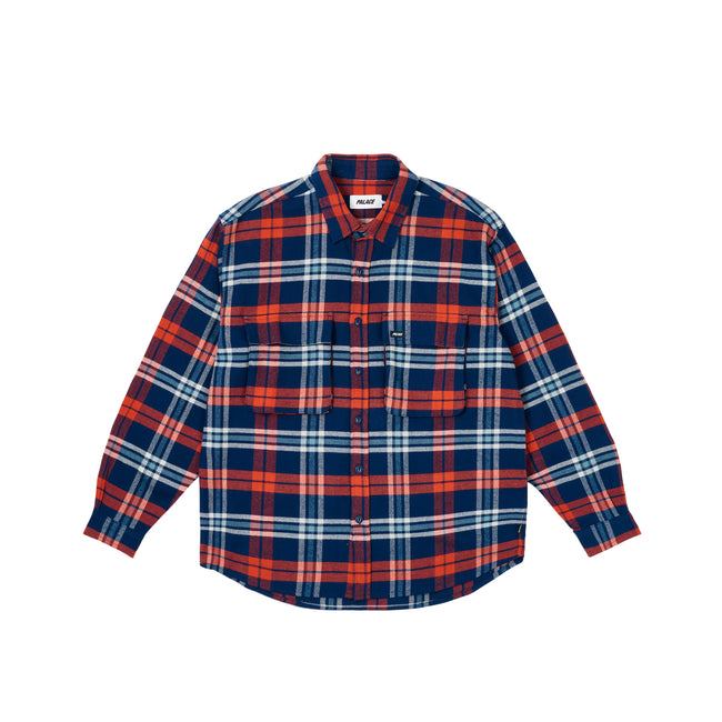 Palace Check Burnt Shirts | MQXH-91048