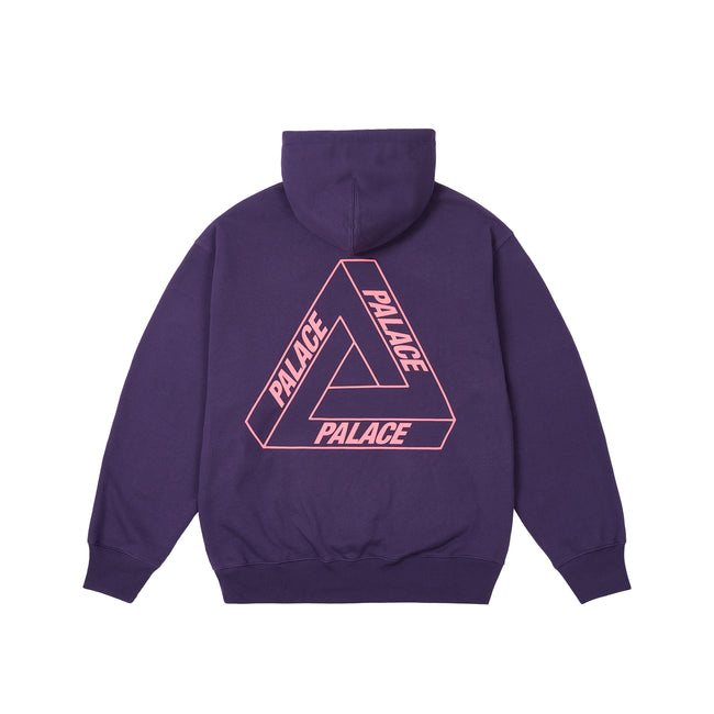 Palace Glow Tri-ferg Purp Hoodie | KWXL-57809