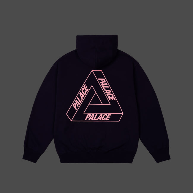 Palace Glow Tri-ferg Purp Hoodie | KWXL-57809