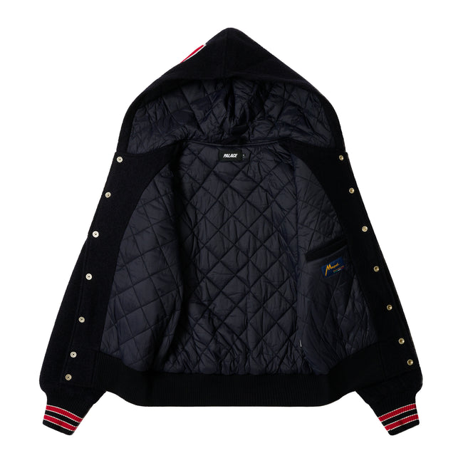 Palace Hooded Varsity Jackets | QFDY-43850