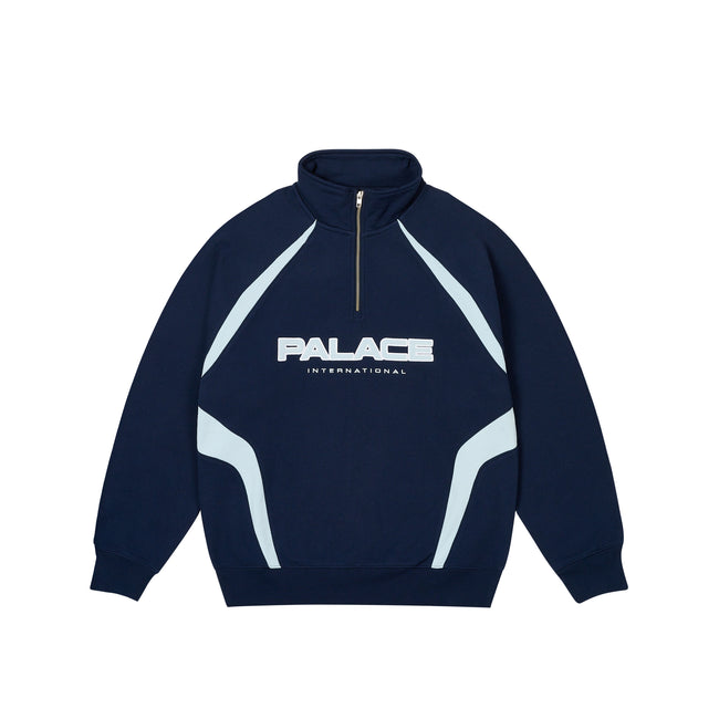 Palace International 1/4 Zip Sweatshirts | HVDA-74586