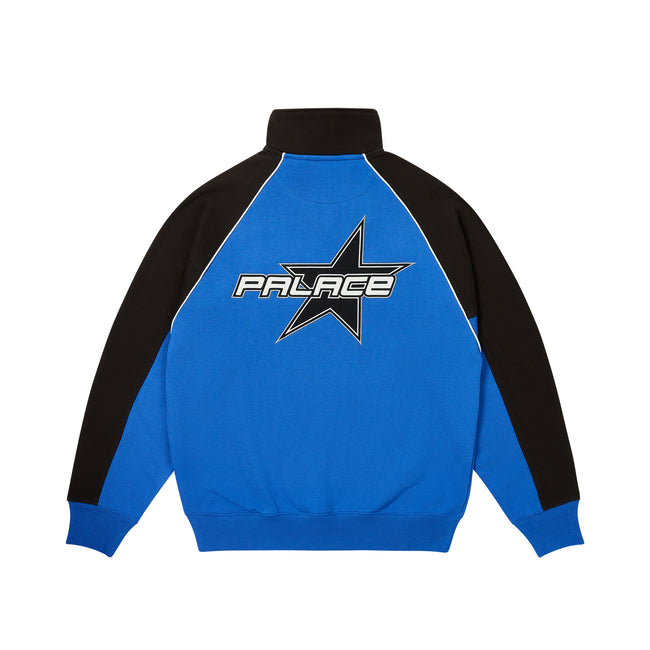 Palace Palstar 1/4 Zip Berry Sweatshirts | SOPG-37650