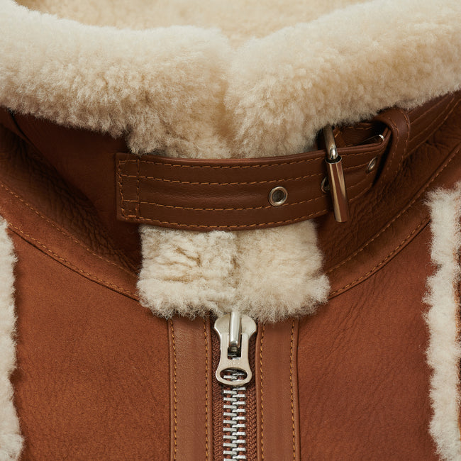 Palace Shearling Chestnut Jackets | OVNQ-57831