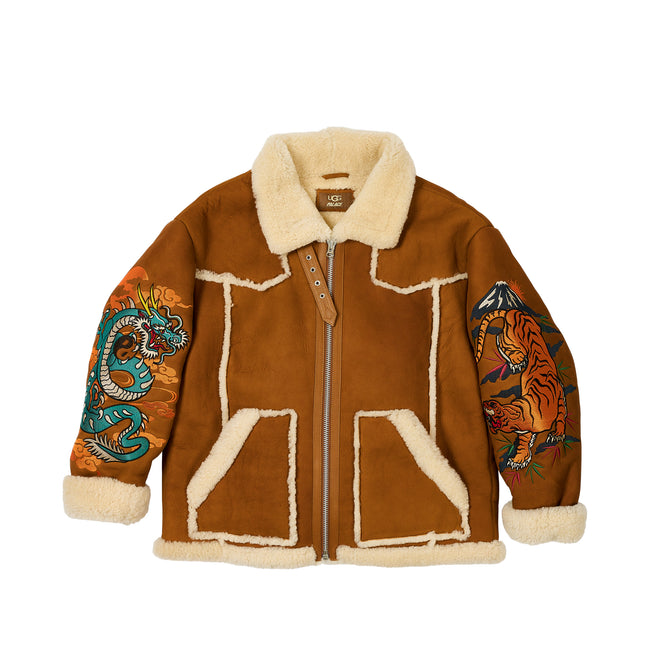 Palace Shearling Chestnut Jackets | OVNQ-57831