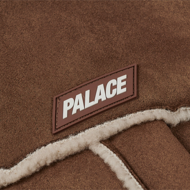 Palace Sherpa Faux Suede Funnel Caked Jackets | IWHK-79652