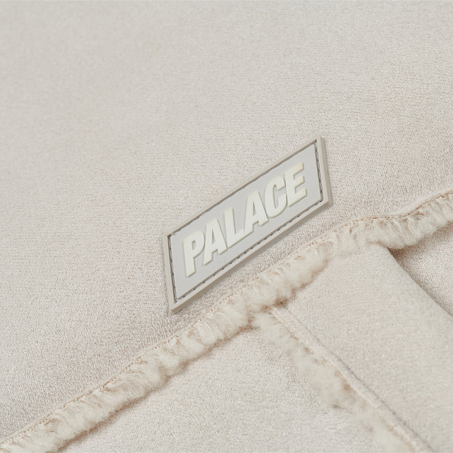 Palace Sherpa Faux Suede Funnel Soft Jackets | ZEYO-87531