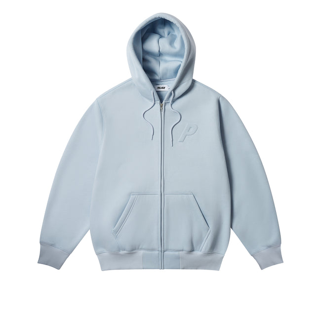 Palace Thermal Embossed P3 Zip Faint Hoodie | BJQD-98756