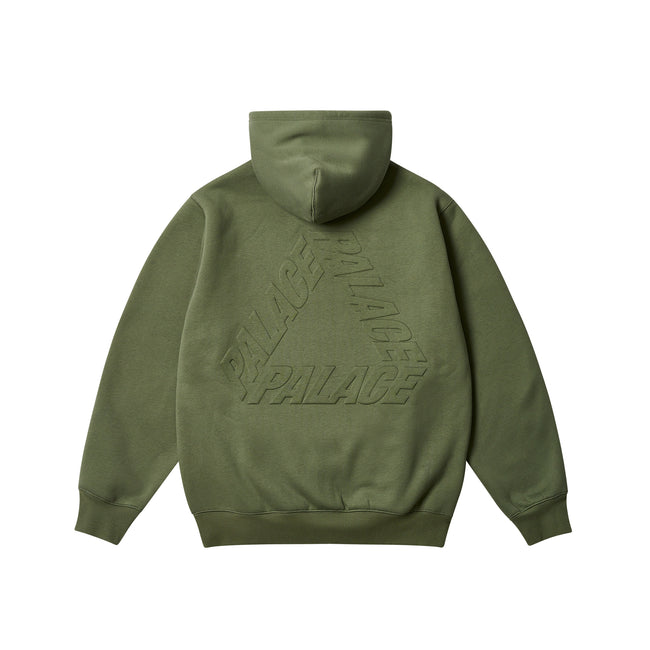 Palace Thermal Embossed P3 Zip Hoodie | VYRM-86054