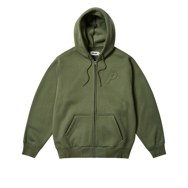 Palace Thermal Embossed P3 Zip Hoodie | VYRM-86054