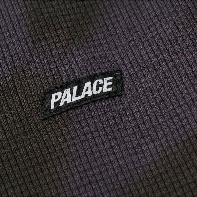 Palace Tie-dye Waffle Longsleeve Coal Tops | FELM-57928