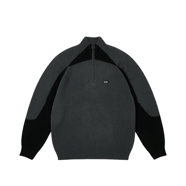 Palace Trial 1/4 Zip Knit Tops | BXWC-86493